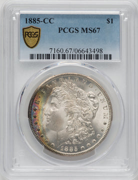 1885-CC $1 Morgan Dollar PCGS MS67