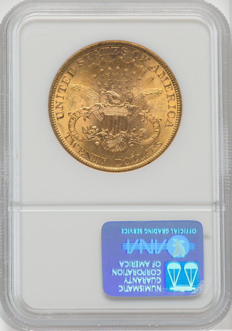 1899 $20 Liberty Double Eagle NGC MS62