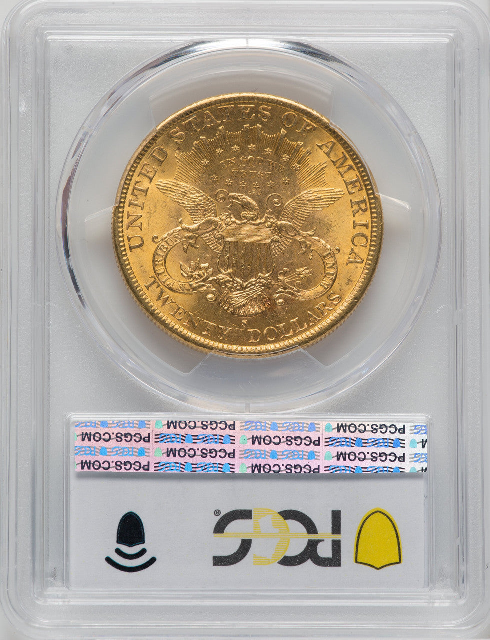 1897-S $20 Liberty Double Eagle PCGS MS62 (760427062)