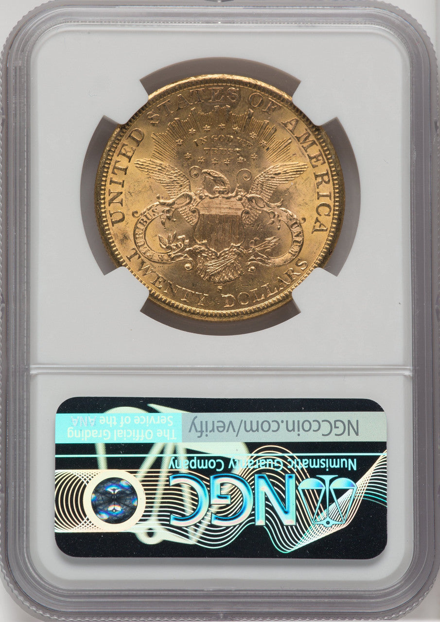 1897-S $20 Liberty Double Eagle NGC MS62
