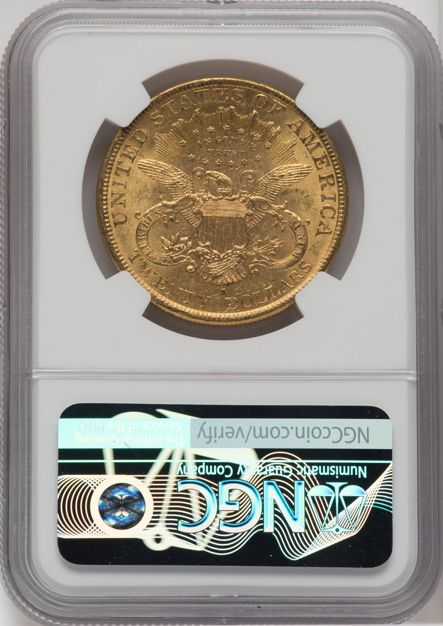 1897-S $20 Liberty Double Eagle NGC MS62 (759376143)