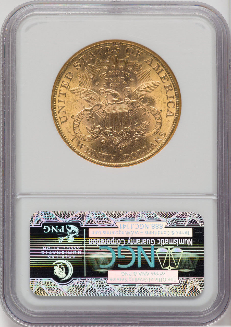 1898-S $20 Liberty Double Eagle NGC MS62
