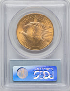 1908 $20 NO MOTTO Saint-Gaudens Double Eagle PCGS MS67