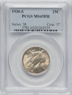 1930-S 25C FH Standing Liberty Quarter PCGS MS65