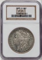 1893-S $1 Morgan Dollar NGC XF45