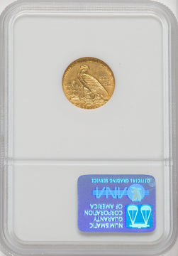 1915 $2.50 Indian Quarter Eagle NGC MS62