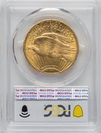 1909/8 $20 Saint-Gaudens Double Eagle PCGS MS62