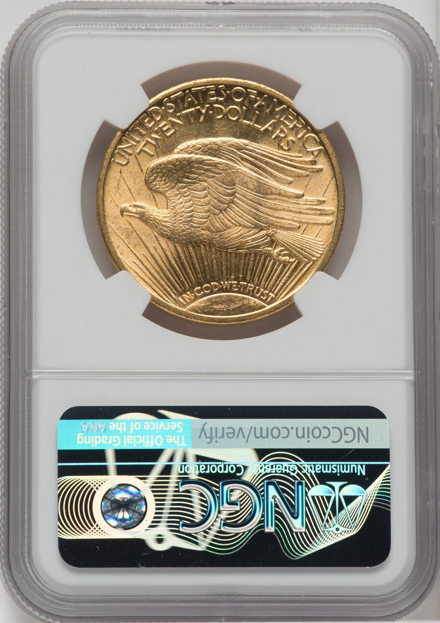 1910 $20 Saint-Gaudens Double Eagle NGC MS63