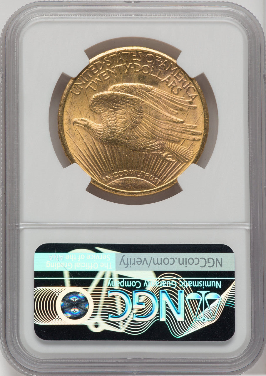 1910-S $20 Saint-Gaudens Double Eagle NGC MS62
