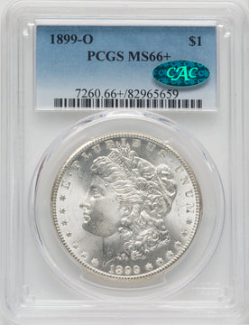 1899-O $1 CAC Morgan Dollar PCGS MS66+
