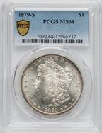 1879-S $1 Morgan Dollar PCGS MS68