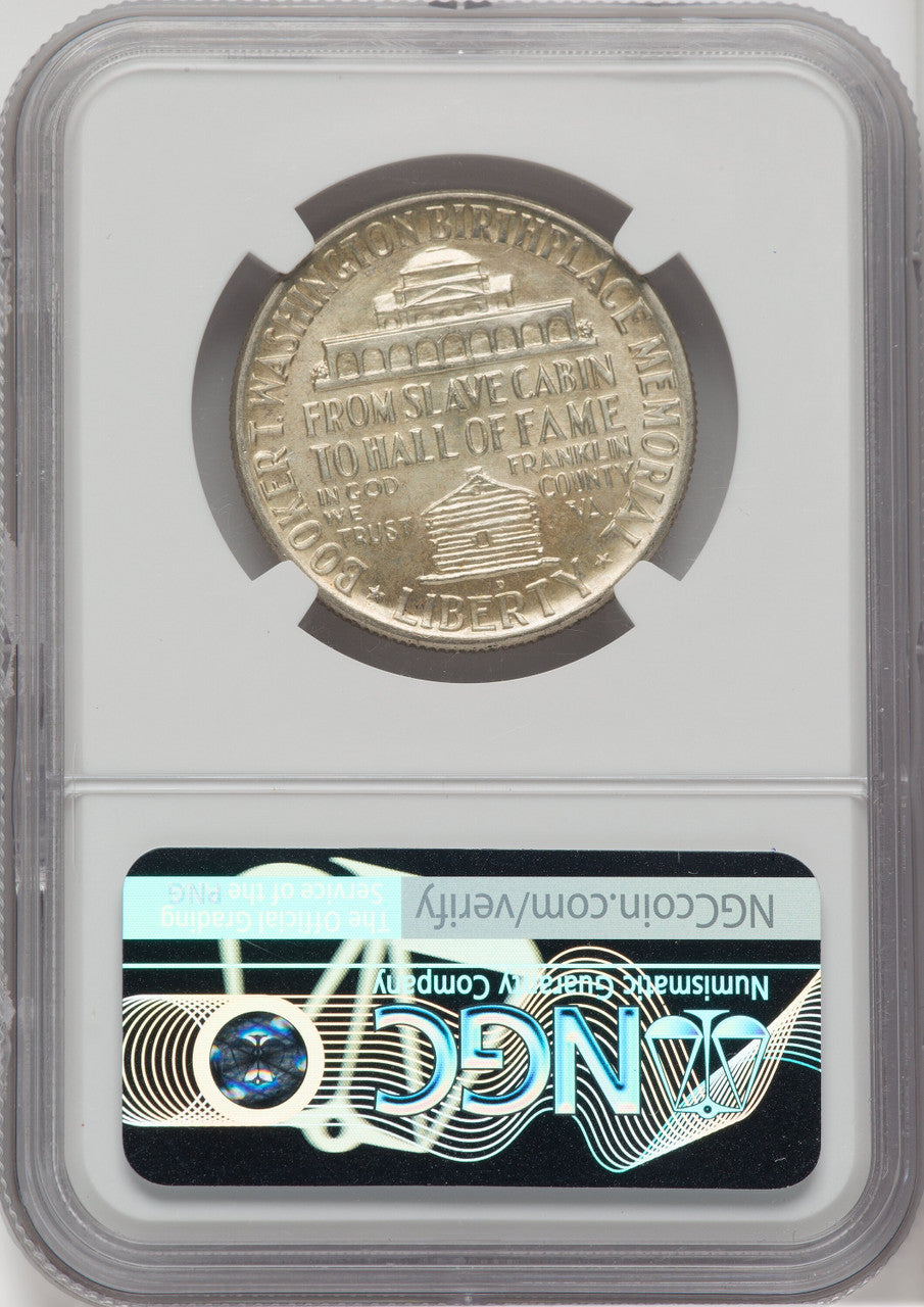 1951-D 50C Booker T. Washington Commemorative Silver NGC MS67+