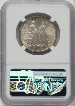 1935-D 50C Boone Commemorative Silver NGC MS67+