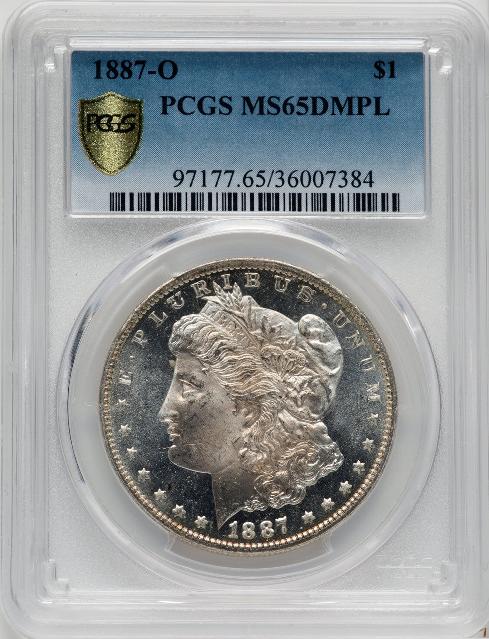 1887-O $1 DM Morgan Dollar PCGS MS65