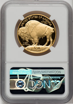 2007-W 1 oz Gold Buffalo .9999 Fine Gold NGC PF70 Uram Signed