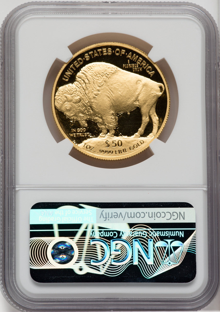 2018-W $50 Gold Buffalo NGC PF70 Mike Castle Signed | LCR Coin