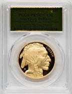 2018-W $50 One-Ounce Gold Buffalo First Strike Michael Reagan PCGS PR70
