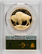 2018-W $50 One-Ounce Gold Buffalo First Strike Michael Reagan PCGS PR70
