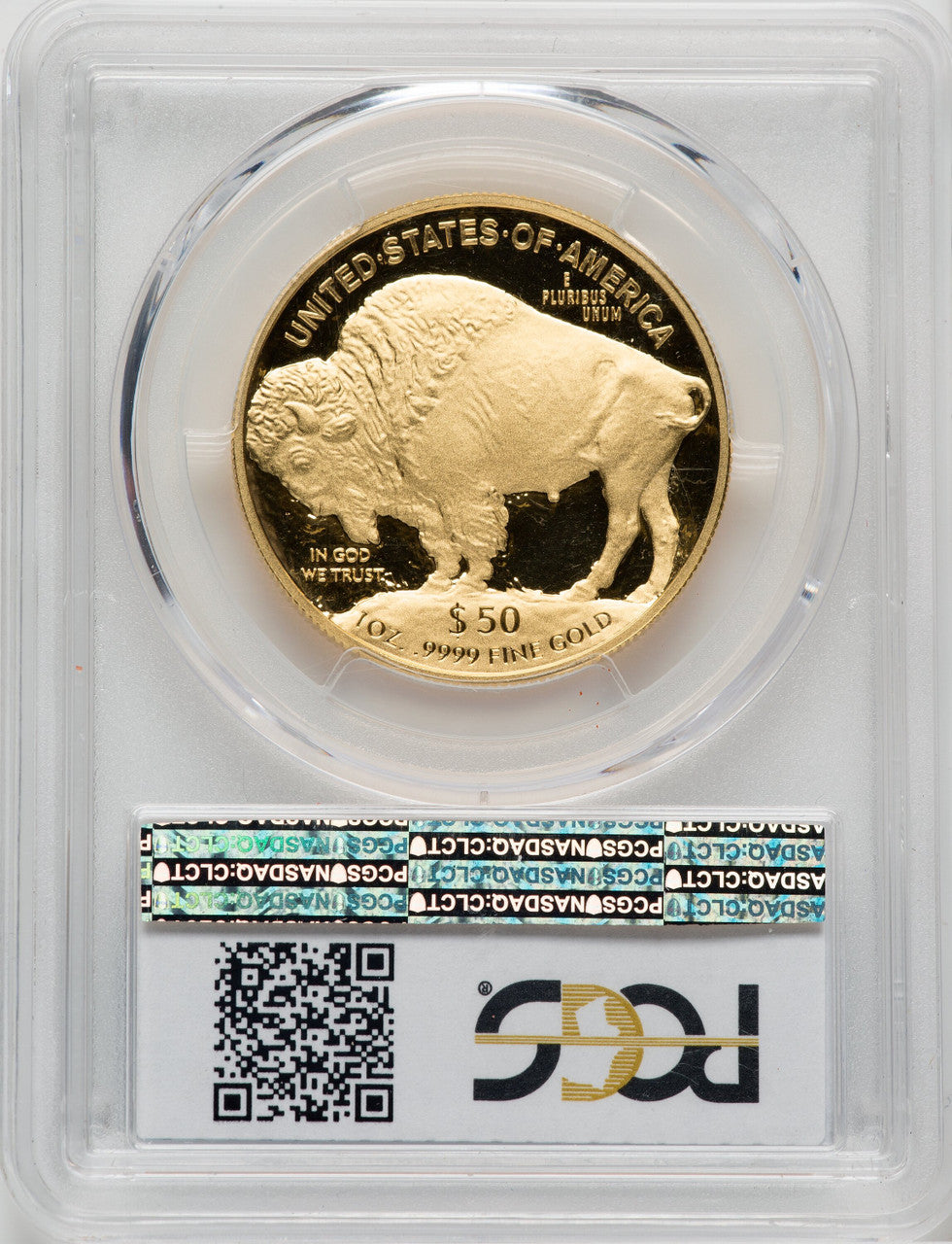 2018-W $50 One-Ounce Gold Buffalo PCGS PR70