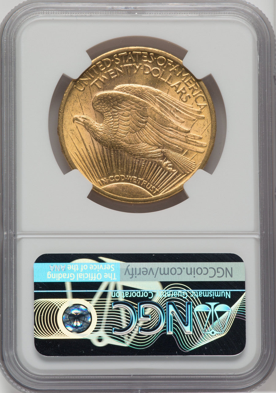 1912 $20 Saint-Gaudens Double Eagle NGC MS63
