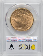 1913-D $20 Saint-Gaudens Double Eagle PCGS MS62