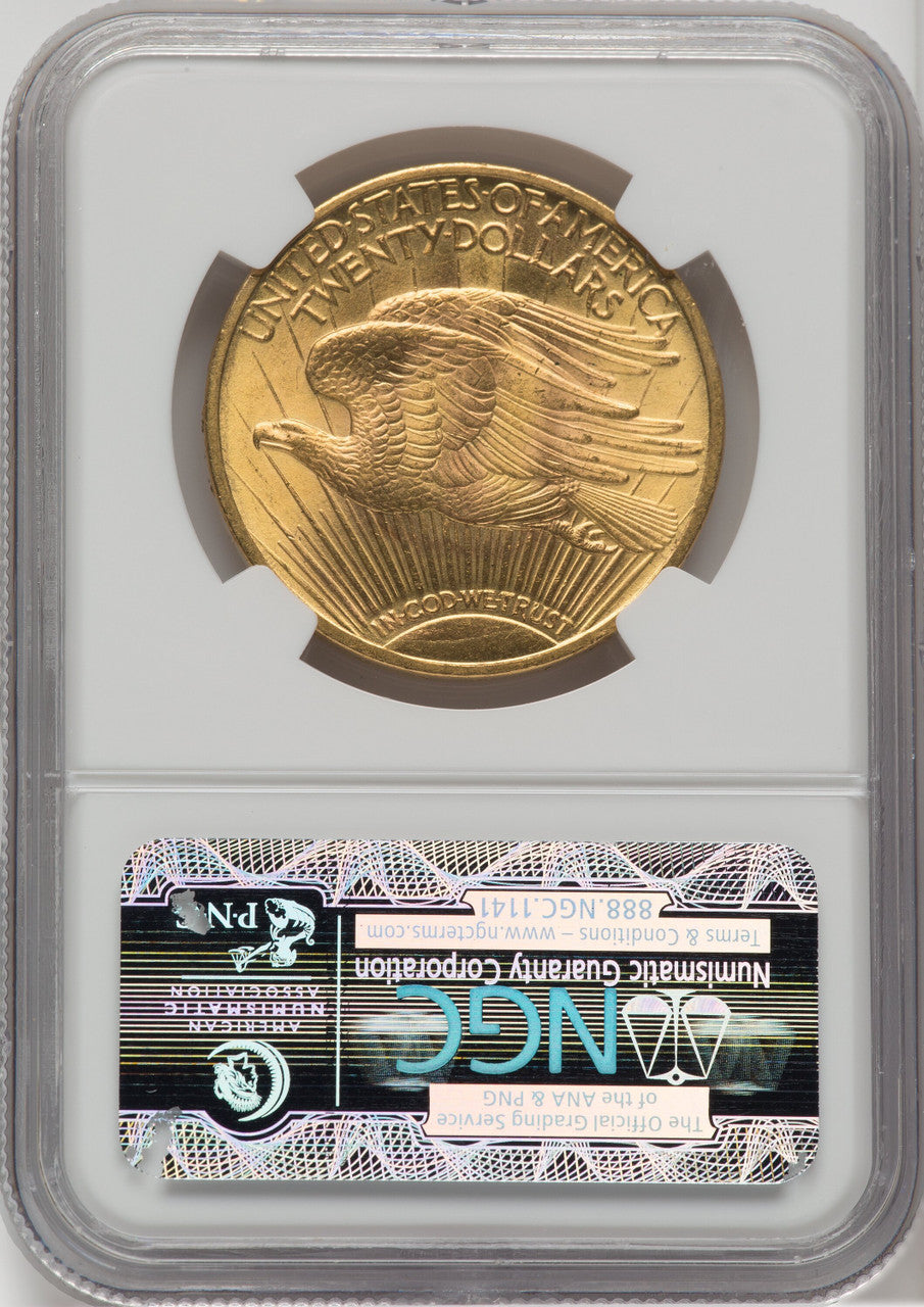 1915 $20 Saint-Gaudens Double Eagle NGC MS64