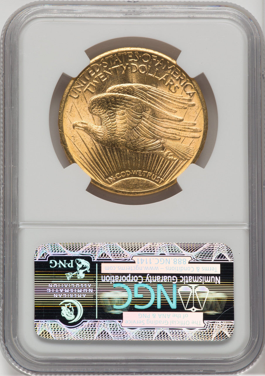 1915-S $20 Saint-Gaudens Double Eagle NGC MS63