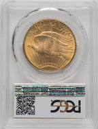 1915-S $20 Saint-Gaudens Double Eagle PCGS MS65