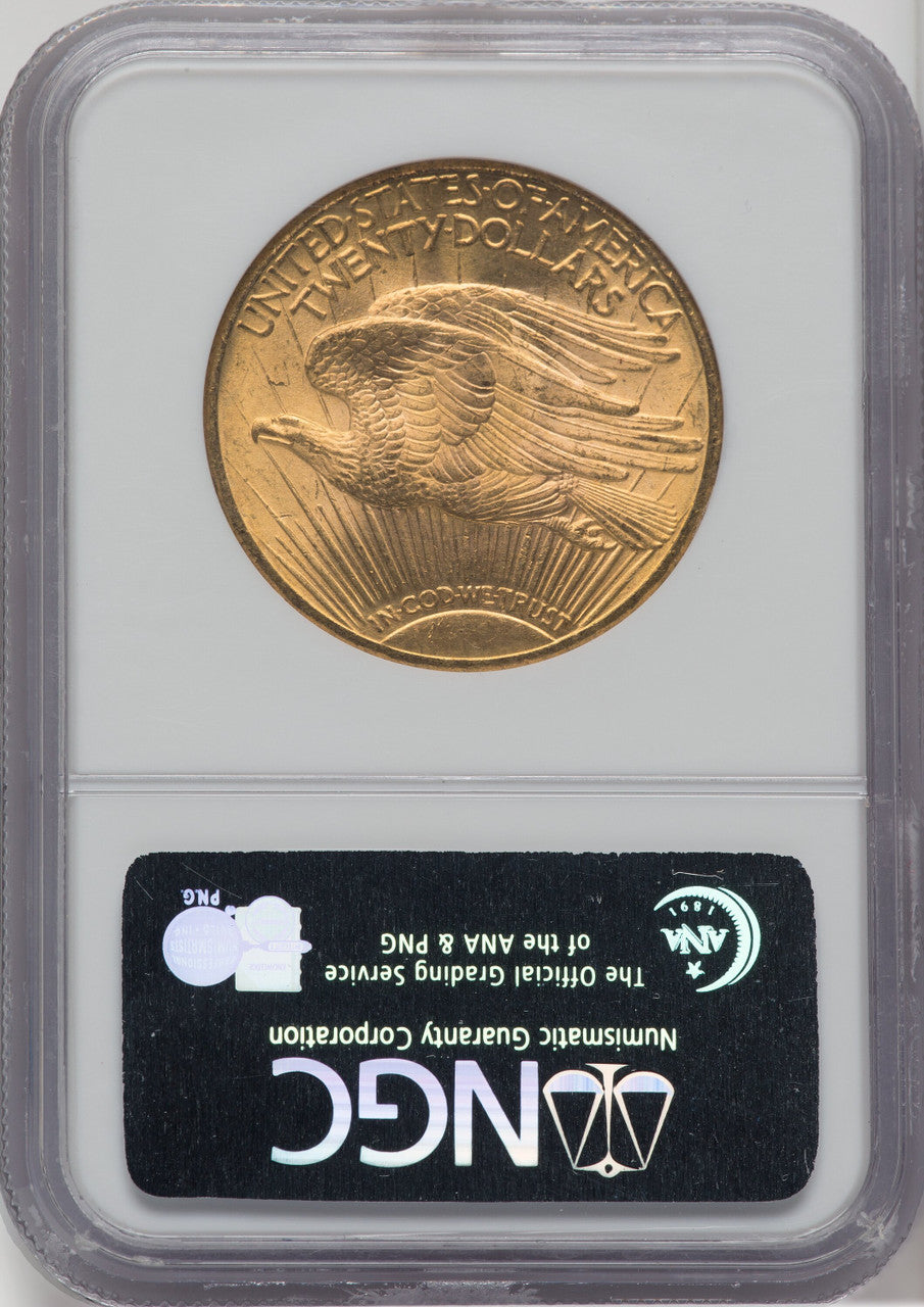 1916-S $20 Saint-Gaudens Double Eagle NGC MS63