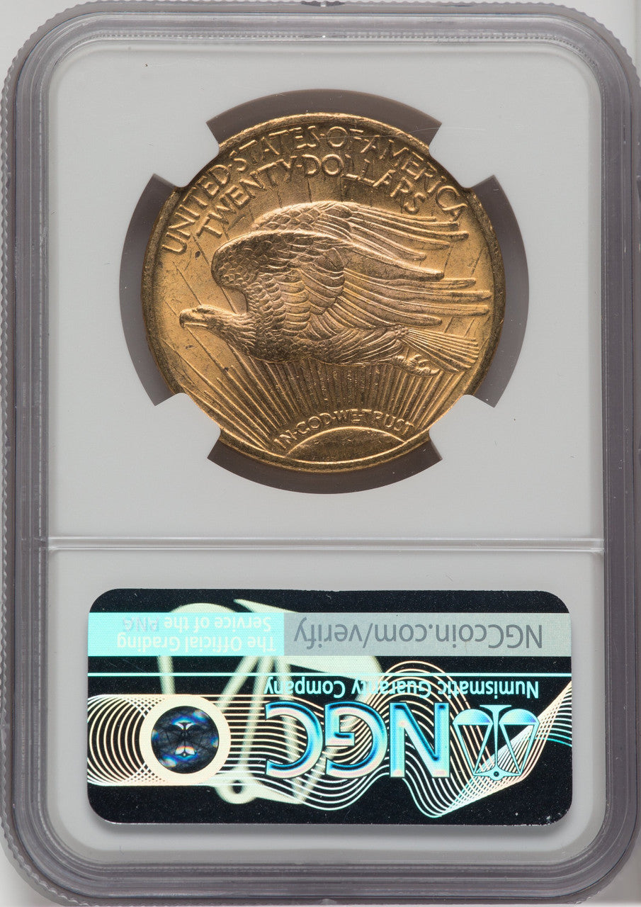 1922 $20 Saint-Gaudens Double Eagle NGC MS65