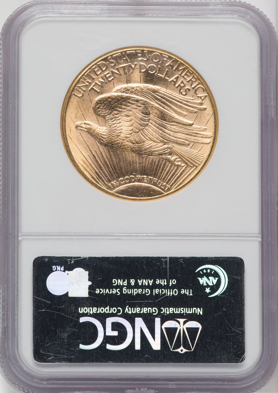 1923-D $20 Saint-Gaudens Double Eagle NGC MS63