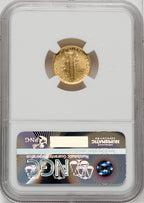 2016-W 10C Mercury Dime Gold 100th Anniversary FDI Mercanti Mercury Dime NGC MS70