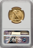 2016-W 50C 24K Gold Half-Ounce NGC MS70