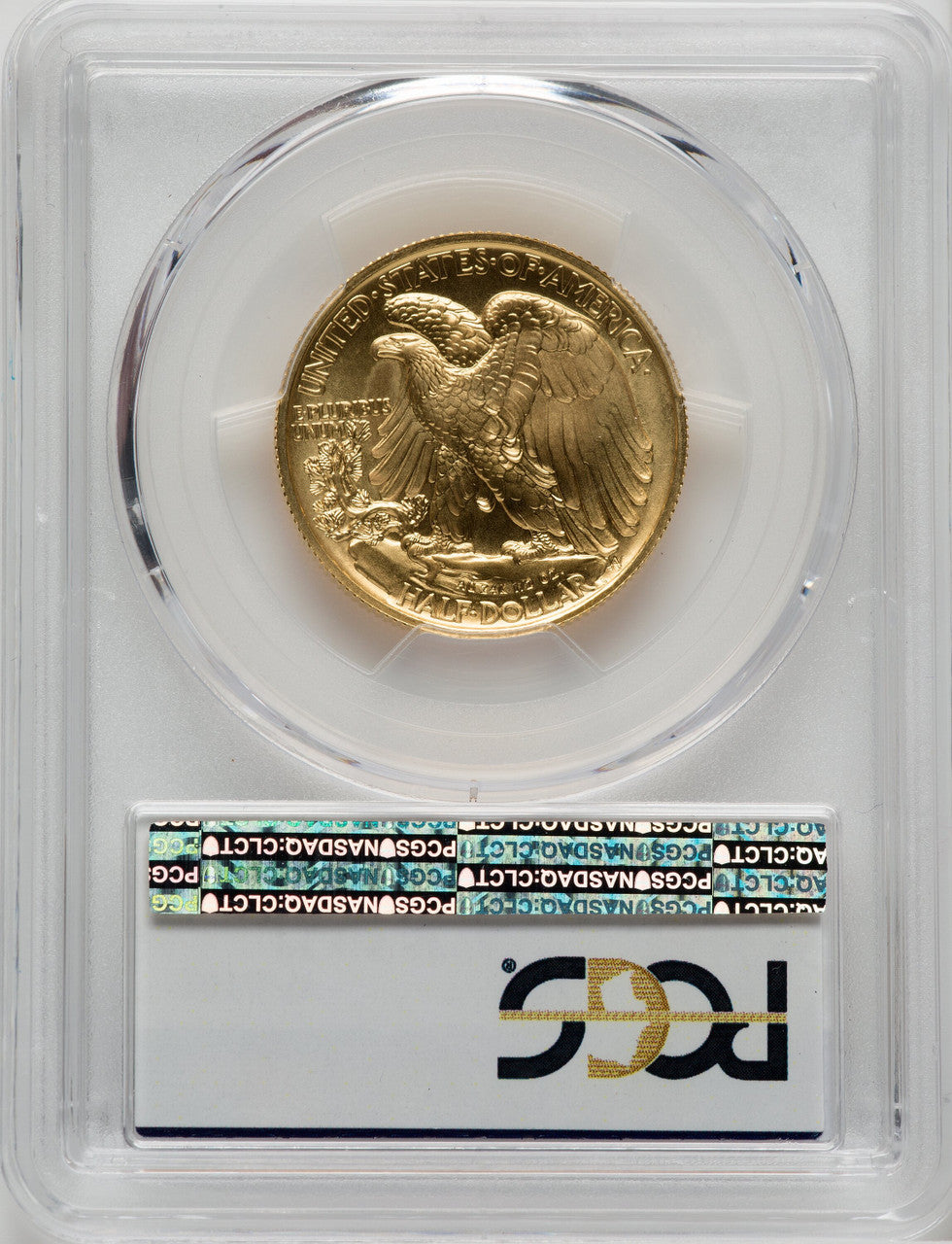 2016-W 50C 24K Gold Half-Ounce100th Anniversary First Day of Issue 1 of 300 PCGS SP70