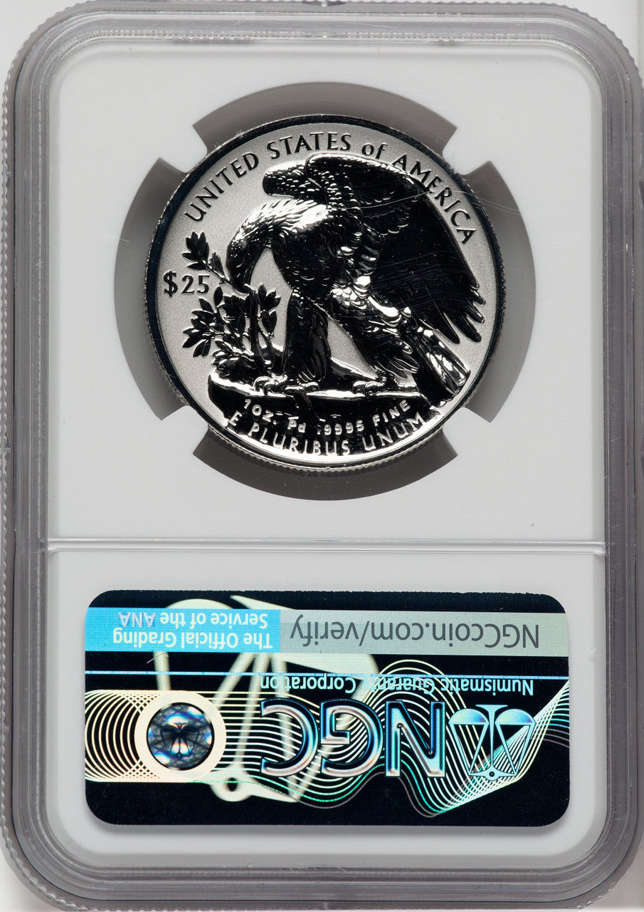 2019-W $25 Palladium Reverse Proof First Strike NGC PF70
