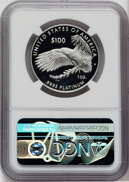 2022-W $100 One-Ounce Platinum Eagle Freedom of Speech Advance Release NGC PF70