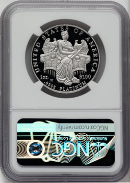 2006-W $100 One-Ounce Platinum Eagle Statue of Liberty NGC PF70
