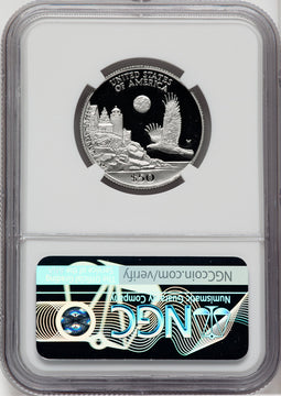 1998-W $50 Half-Ounce Platinum Eagle NGC PF70