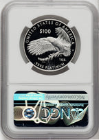 2020-W $100 One Ounce Platinum Eagle Happiness First Strike PRDC NGC PF70