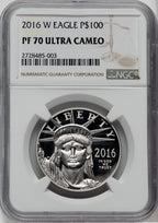 2016-W $100 One-Ounce Platinum Eagle NGC PF70