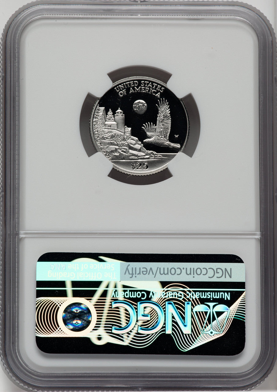 1998-W $25 Quarter-Ounce Platinum Eagle Statue of Liberty NGC PF70
