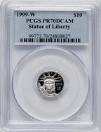 1999-W $10 Tenth-Ounce Platinum PCGS PR70