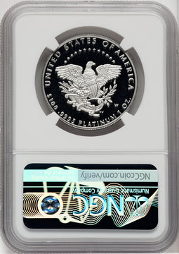 2005-W $100 One-Ounce Platinum Eagle Statue of Liberty Mike Castle NGC PF70