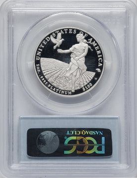 2011-W $100 One-Ounce Platinum Eagle Statue of Liberty PCGS PR70