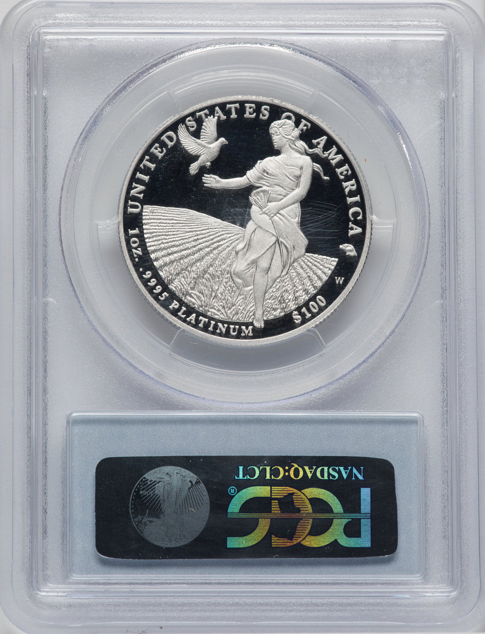 2011-W $100 One-Ounce Platinum Eagle Statue of Liberty PCGS PR70
