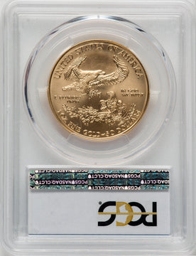 2006-W $50 One-Ounce Gold Eagle 20th Anniversary PCGS SP70