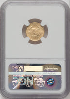 2008-W $5 Tenth-Ounce Gold Eagle Burnished NGC MS70