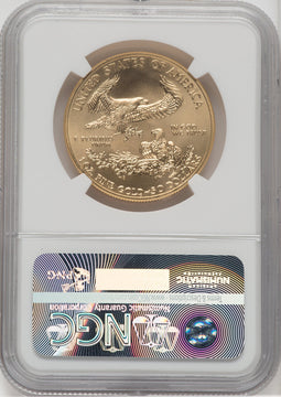 2016-W $50 One-Ounce Gold Eagle First Strike 30th Anniversary NGC MS70