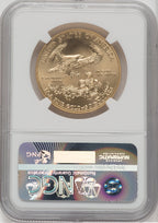 2016-W $50 One-Ounce Gold Eagle First Strike 30th Anniversary NGC MS70