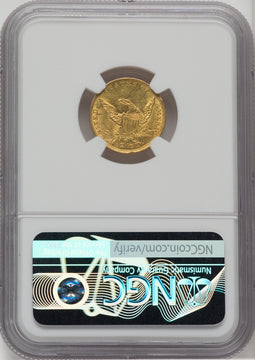 1836 $2.50 Script 8 Classic Quarter Eagle NGC MS62